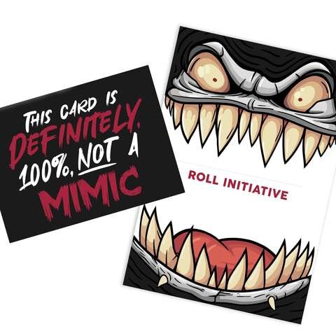 Crit Stones Not A Mimic Greeting Card