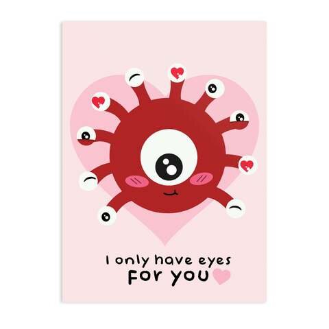 Crit Stones Only Eyes for You Greeting Card