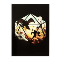 Crit Stones Dragon D20 Greeting Card
