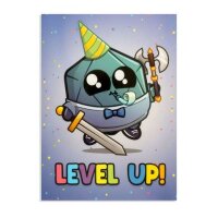 Crit Stones Leveled Up Greeting Card