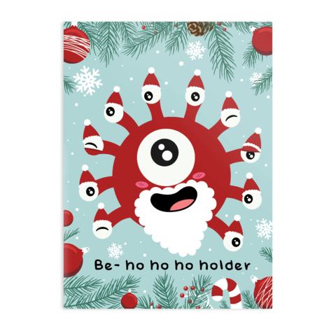 Crit Stones Behohoholder Greeting Card