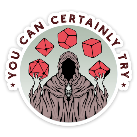 Crit Stones You Can Certainly Try Sticker