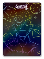 Crit Stones Holographic Head in the Game Sticker