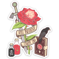 Crit Stones Carpe DM Sticker