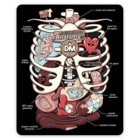 Crit Stones Anatomy of the DM Sticker