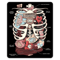 Crit Stones Anatomy of the DM Sticker