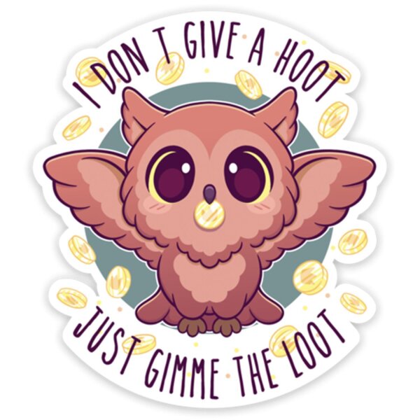 Crit Stones Gimme Loot Sticker