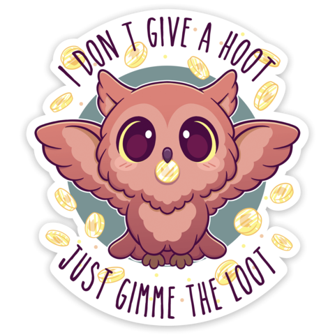 Crit Stones Gimme Loot Sticker