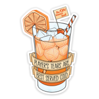 Crit Stones Players Tears Sticker