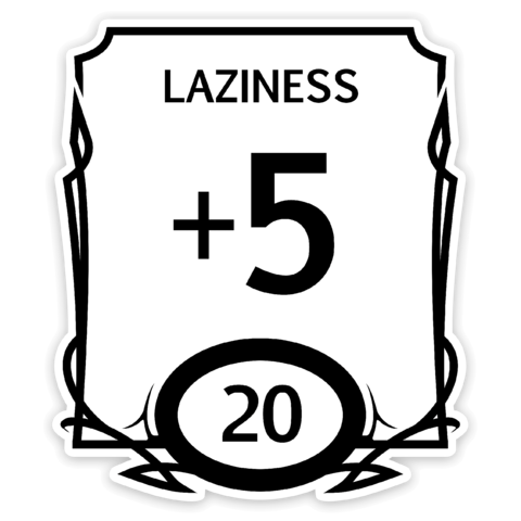 Crit Stones Stat Block Laziness Sticker