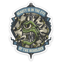 Crit Stones Eye of The Beholder Sticker