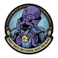 Crit Stones Dont Hate the Flayer Sticker