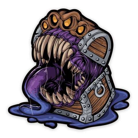 Crit Stones Terrible Mimic Sticker