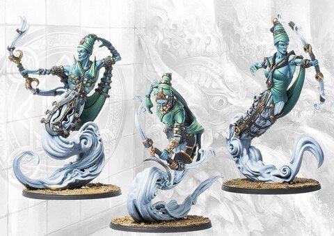 Conquest Sorcerer Kings: Windborn Djinn (with Bows) (Pronounced "Jinn")