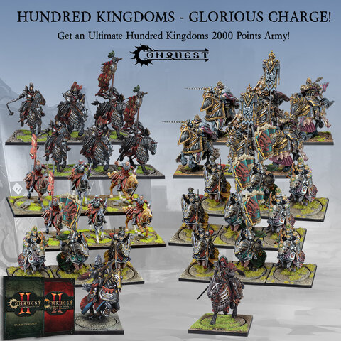 Conquest Hundred Kingdoms Glorious Charge 2000pt Army