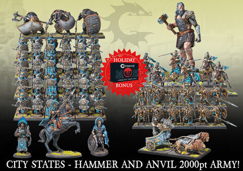 Conquest City States Hammer and Anvil 2000pt Army