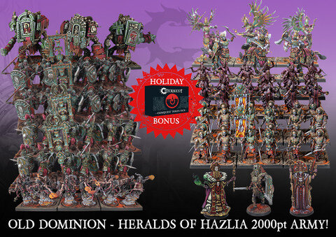 Conquest Old Dominion Heralds of Hazlia 2000pt Army