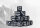 Conquest Logo on Dark Grey Marbled Dice - 24 per pack