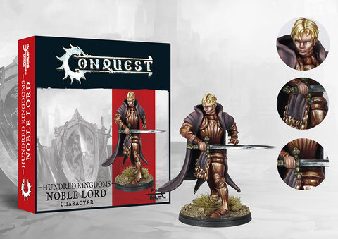 Conquest Hundred Kingdoms: Noble Lord - Alt Sculpt