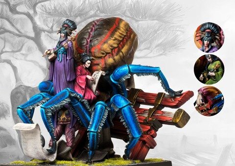 Conquest Yoroni: Jorogumo Geisha (pronounced your-oh-goo-moe)