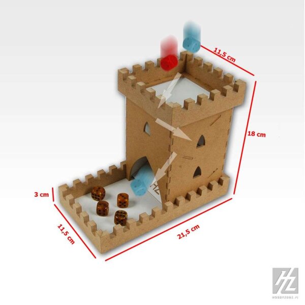 HobbyZone Würfelturm - Burg - dtz