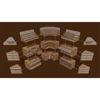 HobbyZone Regalmodul 2 - Ecke - OM04