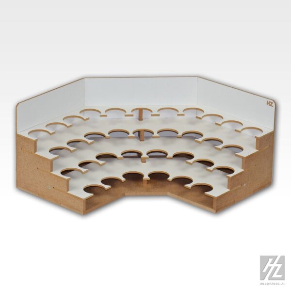 HobbyZone Farbhaltermodul - Ecke (Ø 36 mm) - OM06b
