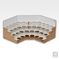 HobbyZone Farbhaltermodul - Ecke (Ø 36 mm) - OM06b