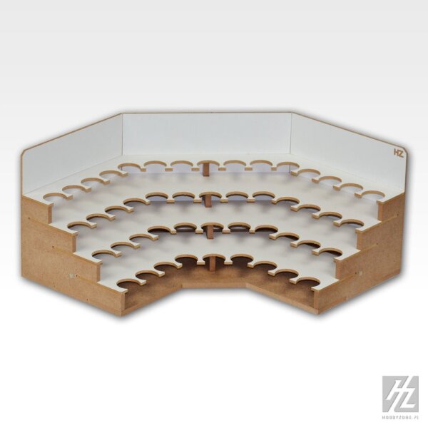 HobbyZone Farbhaltermodul - Ecke (Ø 26 mm) - OM06s