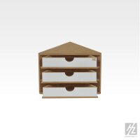 HobbyZone Schubladenmodul 4 - Ecke, Abschlussstück -...