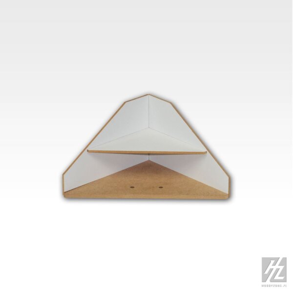 HobbyZone Regalmodul 4 - Ecke, Abschlussstück - OM12