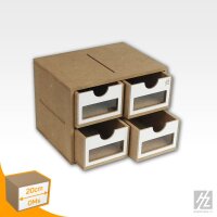 HobbyZone Schubladenmodul schmall x 4 - OMs01a
