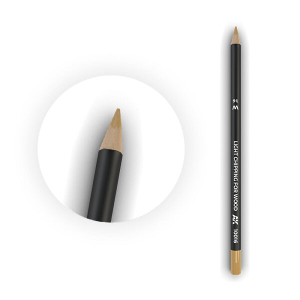 AK Watercolor Pencil Light Chipping for Wood