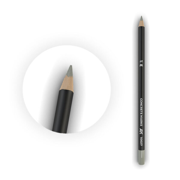 AK Watercolor Pencil Concrete Marks