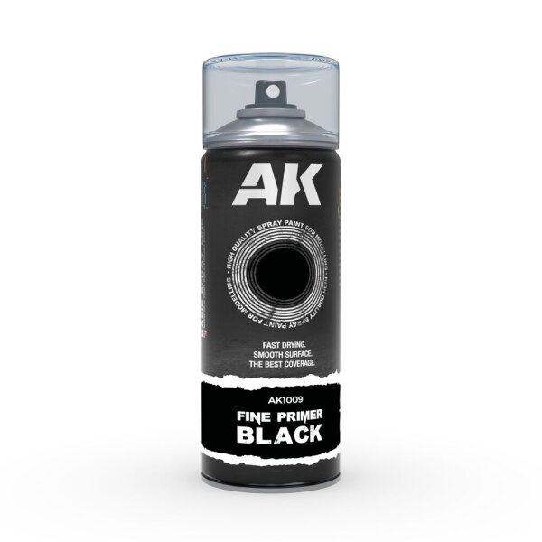 AK Fine Primer Black 400ml
