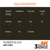 AK 3GEN Rubber Black 17ml