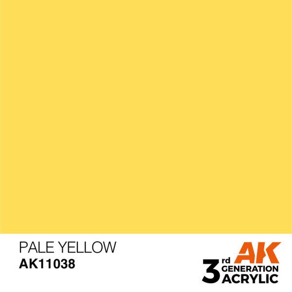 AK 3GEN Pale Yellow 17ml