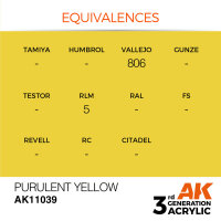 AK 3GEN Purulent Yellow 17ml