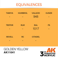 AK 3GEN Golden Yellow 17ml