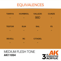 AK 3GEN Medium Flesh Tone 17ml