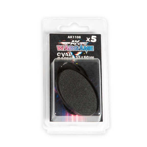 AK Oval Base 35x60mm x5 Units