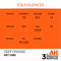 AK 3GEN Deep Orange 17ml