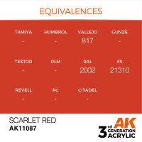 AK 3GEN Scarlet Red 17ml