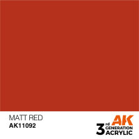 AK 3GEN Matt Red 17ml
