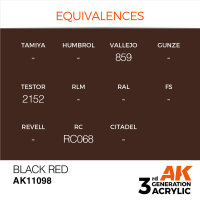 AK 3GEN Black Red 17ml
