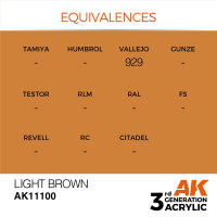 AK 3GEN Light Brown 17ml