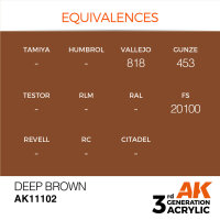 AK 3GEN Deep Brown 17ml