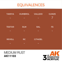AK 3GEN Medium Rust 17ml