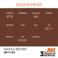 AK 3GEN Saddle Brown 17ml
