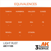 AK 3GEN Light Rust 17ml